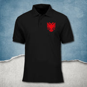 Albania Polo-Shirt für Herren Damen Poloshirt Geburtstag Geschenk Adler Flagge