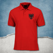 Albania Polo-Shirt für Herren Damen Poloshirt Geburtstag Geschenk Adler Flagge