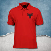Albania Polo-Shirt für Herren Damen Poloshirt Geburtstag Geschenk Adler Flagge