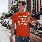 T-Shirt mit Wunschtext personalisiert – Unisex Shirt Damen Herren Geschenk Idee