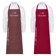 Schürzen mit hochwertiger Beschriftung Bistroschürzen Kellnerschürzen Arbeit