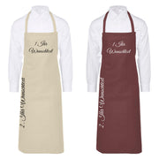 Schürzen mit hochwertiger Beschriftung Bistroschürzen Kellnerschürzen Arbeit