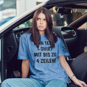 T-Shirt mit Wunschtext personalisiert – Unisex Shirt Damen Herren Geschenk Idee