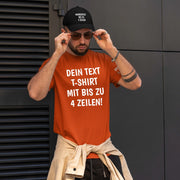T-Shirt mit Wunschtext personalisiert – Unisex Shirt Damen Herren Geschenk Idee