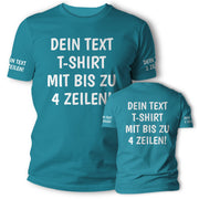 T-Shirt mit Wunschtext personalisiert – Unisex Shirt Damen Herren Geschenk Idee