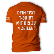 T-Shirt mit Wunschtext personalisiert – Unisex Shirt Damen Herren Geschenk Idee