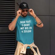 T-Shirt mit Wunschtext personalisiert – Unisex Shirt Damen Herren Geschenk Idee