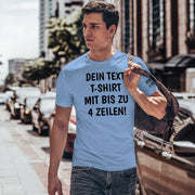 T-Shirt mit Wunschtext personalisiert – Unisex Shirt Damen Herren Geschenk Idee