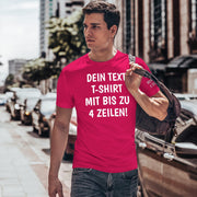 T-Shirt mit Wunschtext personalisiert – Unisex Shirt Damen Herren Geschenk Idee