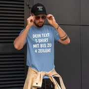 T-Shirt mit Wunschtext personalisiert – Unisex Shirt Damen Herren Geschenk Idee