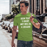 T-Shirt mit Wunschtext personalisiert – Unisex Shirt Damen Herren Geschenk Idee