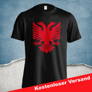 Albania T-Shirt Herren Damen Shqipëria Shirt Geburtstag Geschenk Adler Flagge