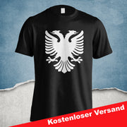 Albania T-Shirt Herren Damen Shqipëria Shirt Geburtstag Geschenk Adler Flagge