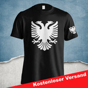 Albania T-Shirt Herren Damen Shqipëria Shirt Geburtstag Geschenk Adler Flagge