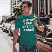 T-Shirt mit Wunschtext personalisiert – Unisex Shirt Damen Herren Geschenk Idee