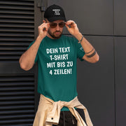 T-Shirt mit Wunschtext personalisiert – Unisex Shirt Damen Herren Geschenk Idee