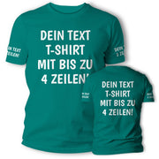 T-Shirt mit Wunschtext personalisiert – Unisex Shirt Damen Herren Geschenk Idee