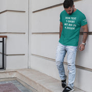 T-Shirt mit Wunschtext personalisiert – Unisex Shirt Damen Herren Geschenk Idee