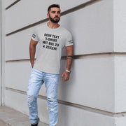 T-Shirt mit Wunschtext personalisiert – Unisex Shirt Damen Herren Geschenk Idee