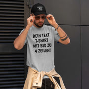 T-Shirt mit Wunschtext personalisiert – Unisex Shirt Damen Herren Geschenk Idee
