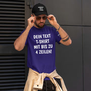 T-Shirt mit Wunschtext personalisiert – Unisex Shirt Damen Herren Geschenk Idee