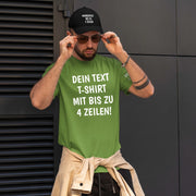 T-Shirt mit Wunschtext personalisiert – Unisex Shirt Damen Herren Geschenk Idee
