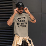 T-Shirt mit Wunschtext personalisiert – Unisex Shirt Damen Herren Geschenk Idee