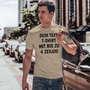 T-Shirt mit Wunschtext personalisiert – Unisex Shirt Damen Herren Geschenk Idee