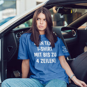 T-Shirt mit Wunschtext personalisiert – Unisex Shirt Damen Herren Geschenk Idee