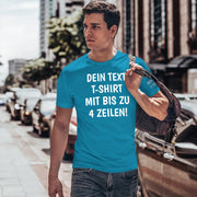 T-Shirt mit Wunschtext personalisiert – Unisex Shirt Damen Herren Geschenk Idee