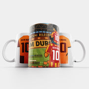 GS Tasse mit Wunschname für Gala Fans isim Geschenk sari kirmizi Kaffeetasse cay