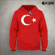 Türkei Fan Hoodie Türkiye Sweatshirt Türkische Flagge Halbmond Stern Herren Dame