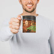 GS Tasse mit Wunschname für Gala Fans isim Geschenk sari kirmizi Kaffeetasse cay