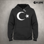 Türkei Fan Hoodie Türkiye Sweatshirt Türkische Flagge Halbmond Stern Herren Dame
