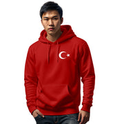 Türkei Fan Hoodie Türkiye Sweatshirt Türkische Flagge Halbmond Stern Herren Dame