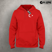 Türkei Fan Hoodie Türkiye Sweatshirt Türkische Flagge Halbmond Stern Herren Dame