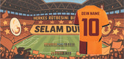 GS Tasse mit Wunschname für Gala Fans isim Geschenk sari kirmizi Kaffeetasse cay