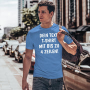 T-Shirt mit Wunschtext personalisiert – Unisex Shirt Damen Herren Geschenk Idee