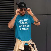 T-Shirt mit Wunschtext personalisiert – Unisex Shirt Damen Herren Geschenk Idee