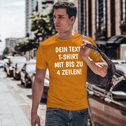 T-Shirt mit Wunschtext personalisiert – Unisex Shirt Damen Herren Geschenk Idee