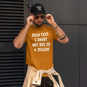 T-Shirt mit Wunschtext personalisiert – Unisex Shirt Damen Herren Geschenk Idee