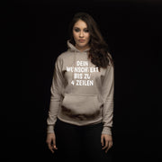 Hoodie mit Wunschtext personalisiert – Kapuzenpullover Unisex Herren Damen, Gesc