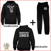 BESIKTAS BJK KAPUZENPULLI JOGGINGHOSE PULLOVER  2er SET SAMPIYON KARA KARTAL