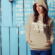 Hoodie mit Wunschtext personalisiert – Kapuzenpullover Unisex Herren Damen, Gesc