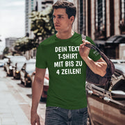 T-Shirt mit Wunschtext personalisiert – Unisex Shirt Damen Herren Geschenk Idee