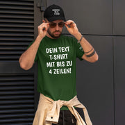 T-Shirt mit Wunschtext personalisiert – Unisex Shirt Damen Herren Geschenk Idee