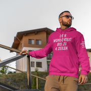 Hoodie mit Wunschtext personalisiert – Kapuzenpullover Unisex Herren Damen, Gesc