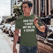 T-Shirt mit Wunschtext personalisiert – Unisex Shirt Damen Herren Geschenk Idee