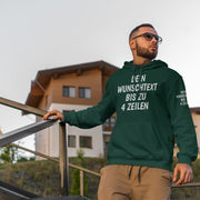 Hoodie mit Wunschtext personalisiert – Kapuzenpullover Unisex Herren Damen, Gesc