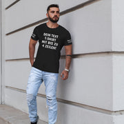 T-Shirt mit Wunschtext personalisiert – Unisex Shirt Damen Herren Geschenk Idee